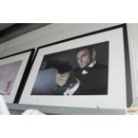A photographic print of James Bond