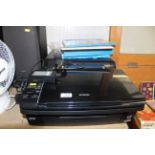 An Epson printer and an HP printer