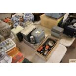 A quantity of electrical items including meters etc, sold as seen