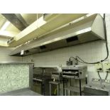 A kitchen extractor hood 580cm x 108cm x 69cm approximately