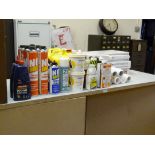 A quantity of various building consumables