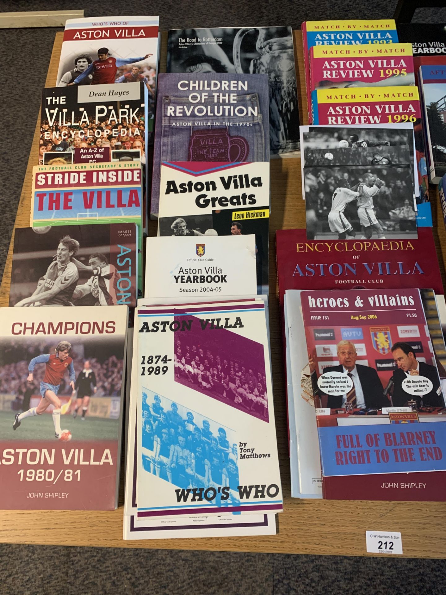 A quantity of Aston Villa programmes , magazines and books. - Image 3 of 4