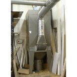 Dust extractor with steel pipe work to workshop Further Information Dimensions: