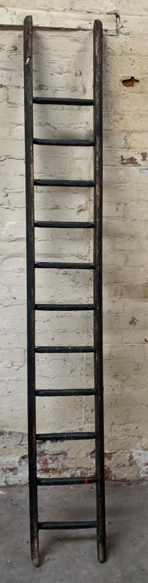 An eleven rung wooden ladder - Image 3 of 3
