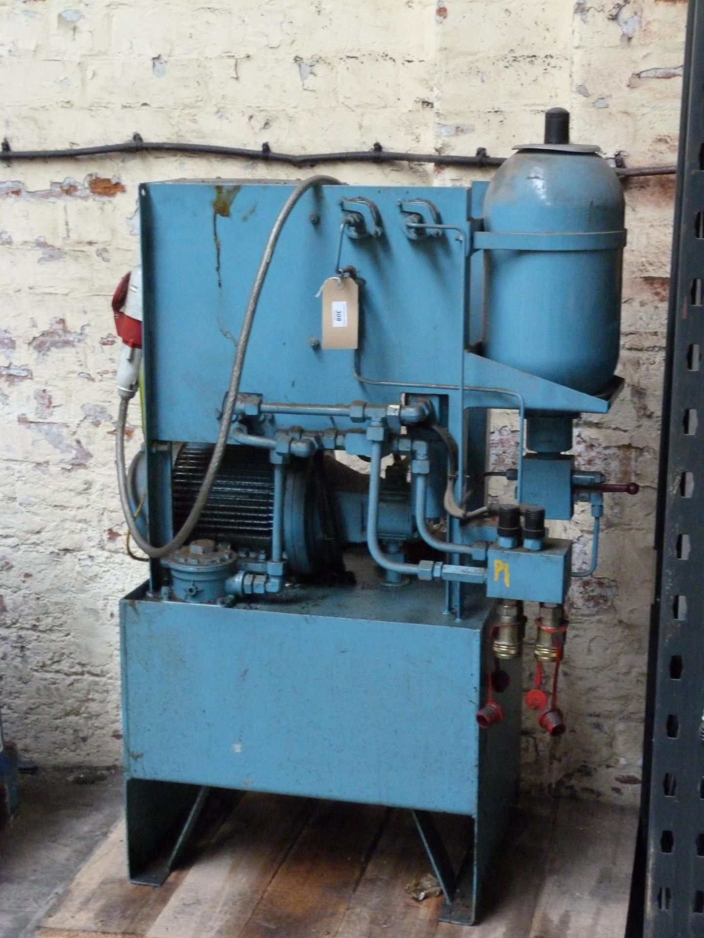 A hydraulic power pack three phase