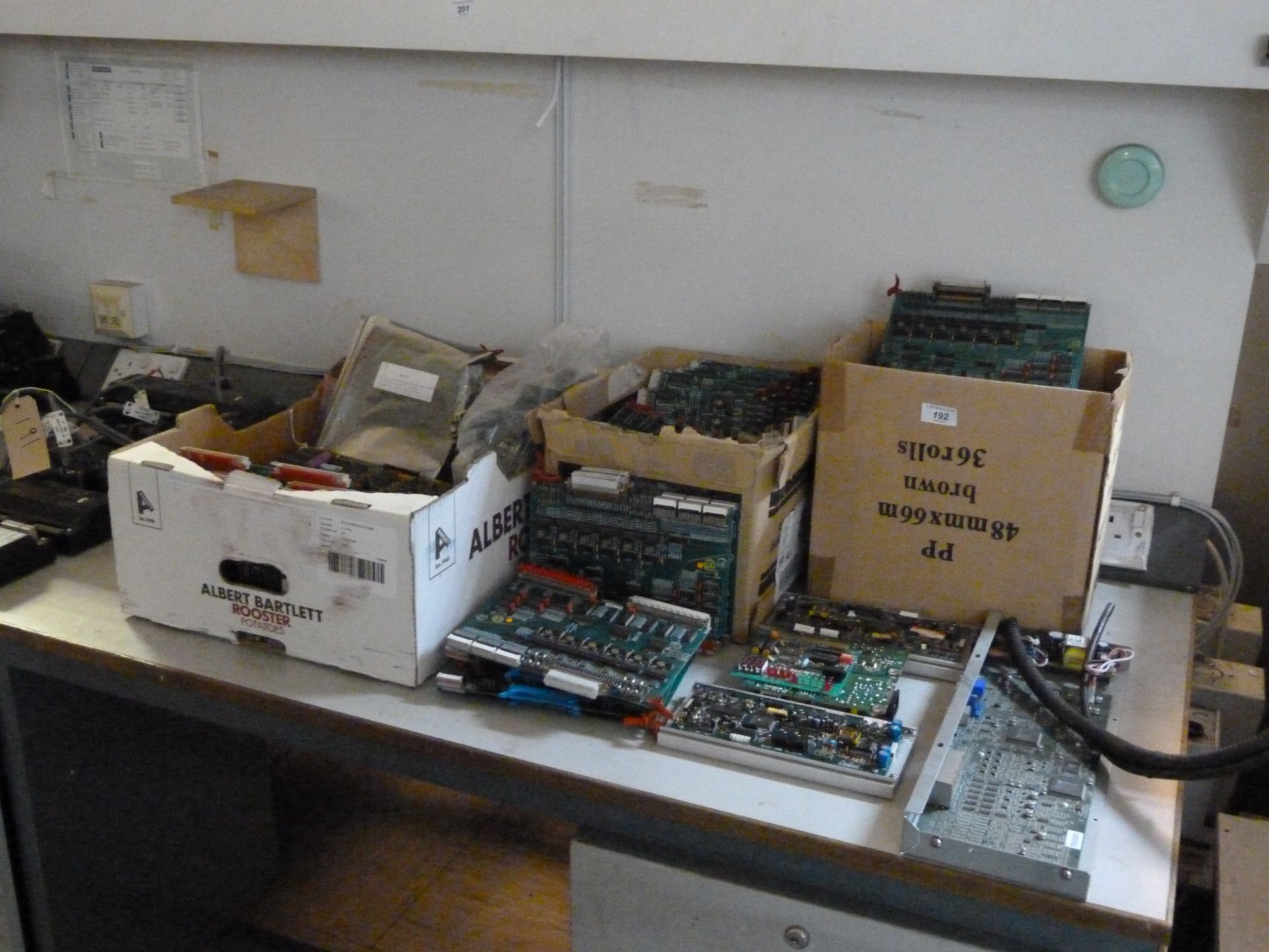 A large quantity of Harland Simon circuit boards