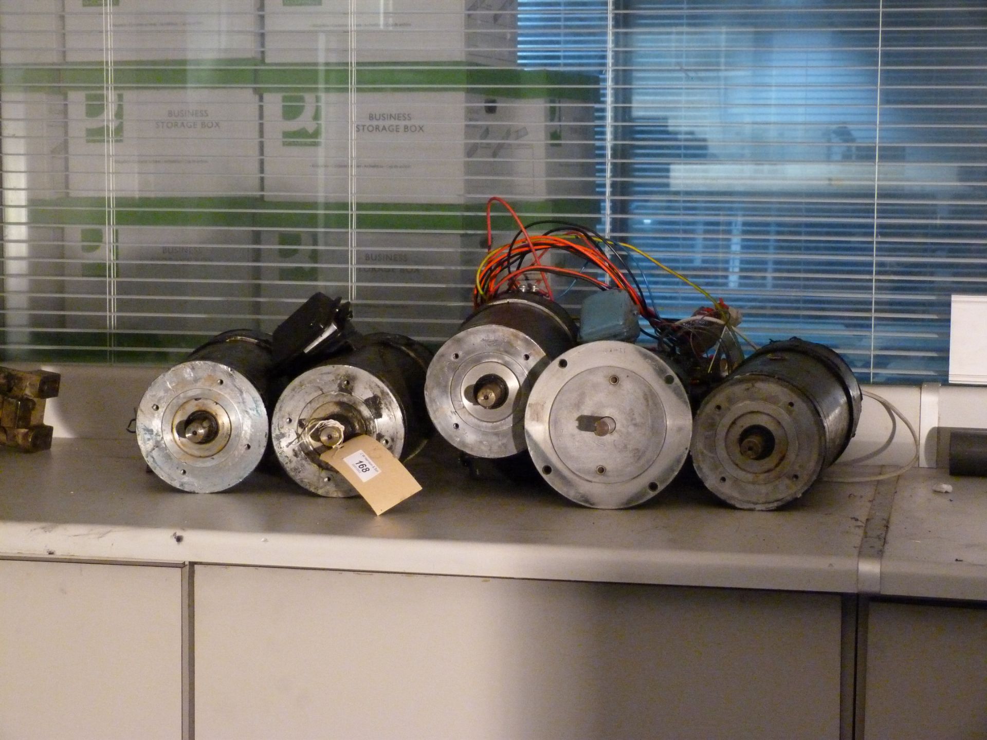 Five electric motors