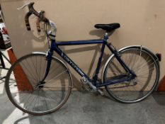 CANNONDALE 21" frame in blue road bike,