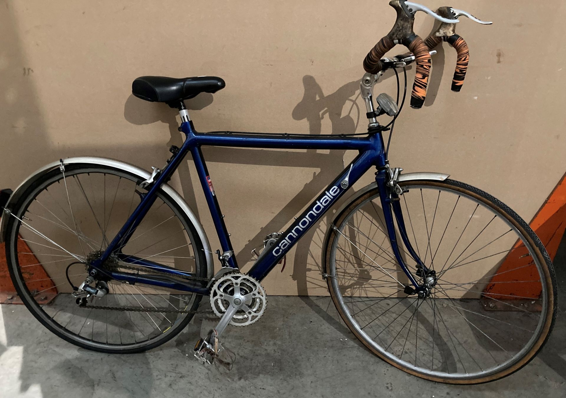 CANNONDALE 21" frame in blue road bike, - Image 4 of 4