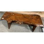 A rustic wood table 100cm