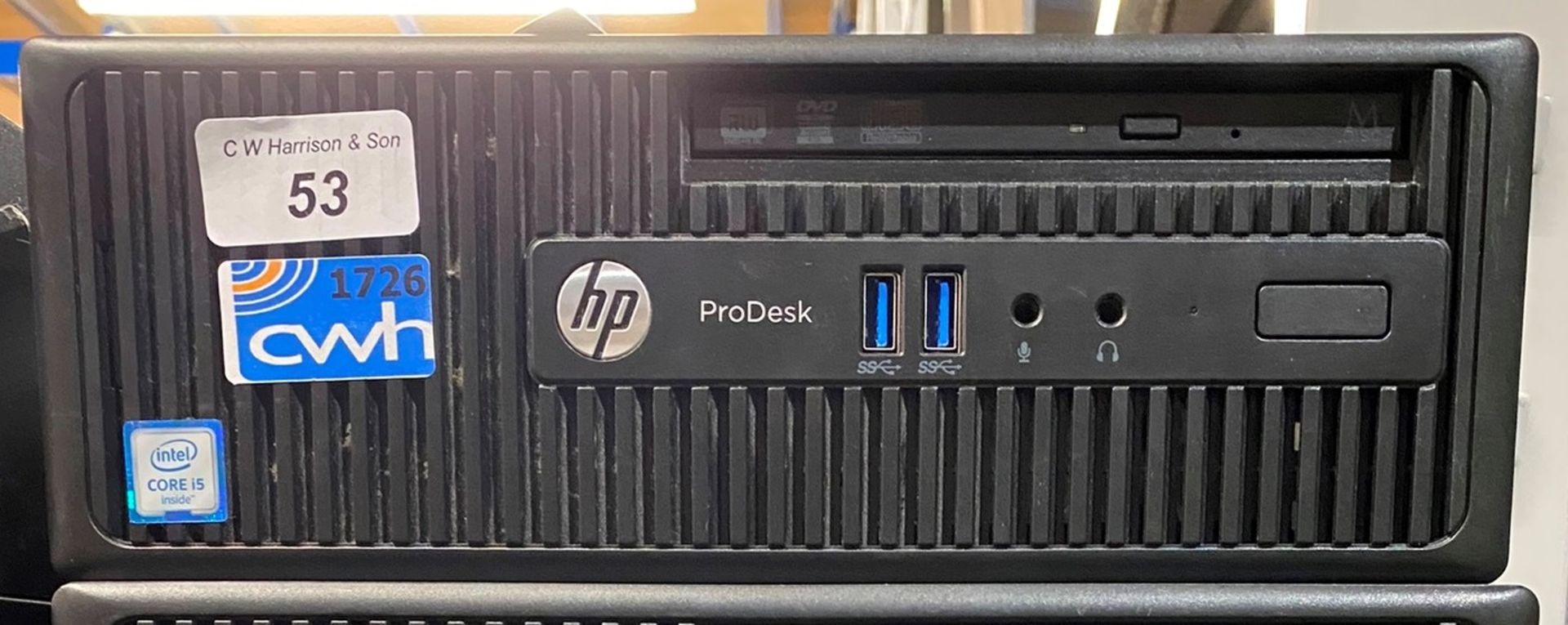 HP ProDesk 400 intel Core i5 Desktop Computer - 8GB RAM and 1TB Hard Drive - With Power Lead