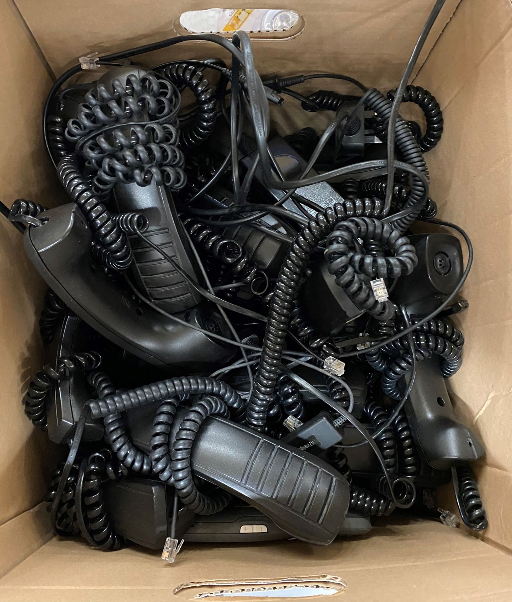 Contents to Box - Approximately 30 x Assorted Telephone Handsets etc - Please note: This is 30 x - Image 2 of 2