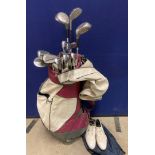 A set of Dunlop Peter Thomson irons - three iron to sand wedge, three metals,
