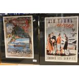 Two small mounted reproduction posters for Thos.