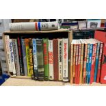 Contents to box and side of box - RAF and war books including a small quantity of Macdonald Second