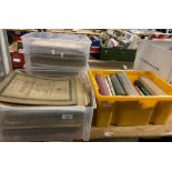 Contents to five crates - a large quantity of music and song sheets, Fisher's History of Europe,