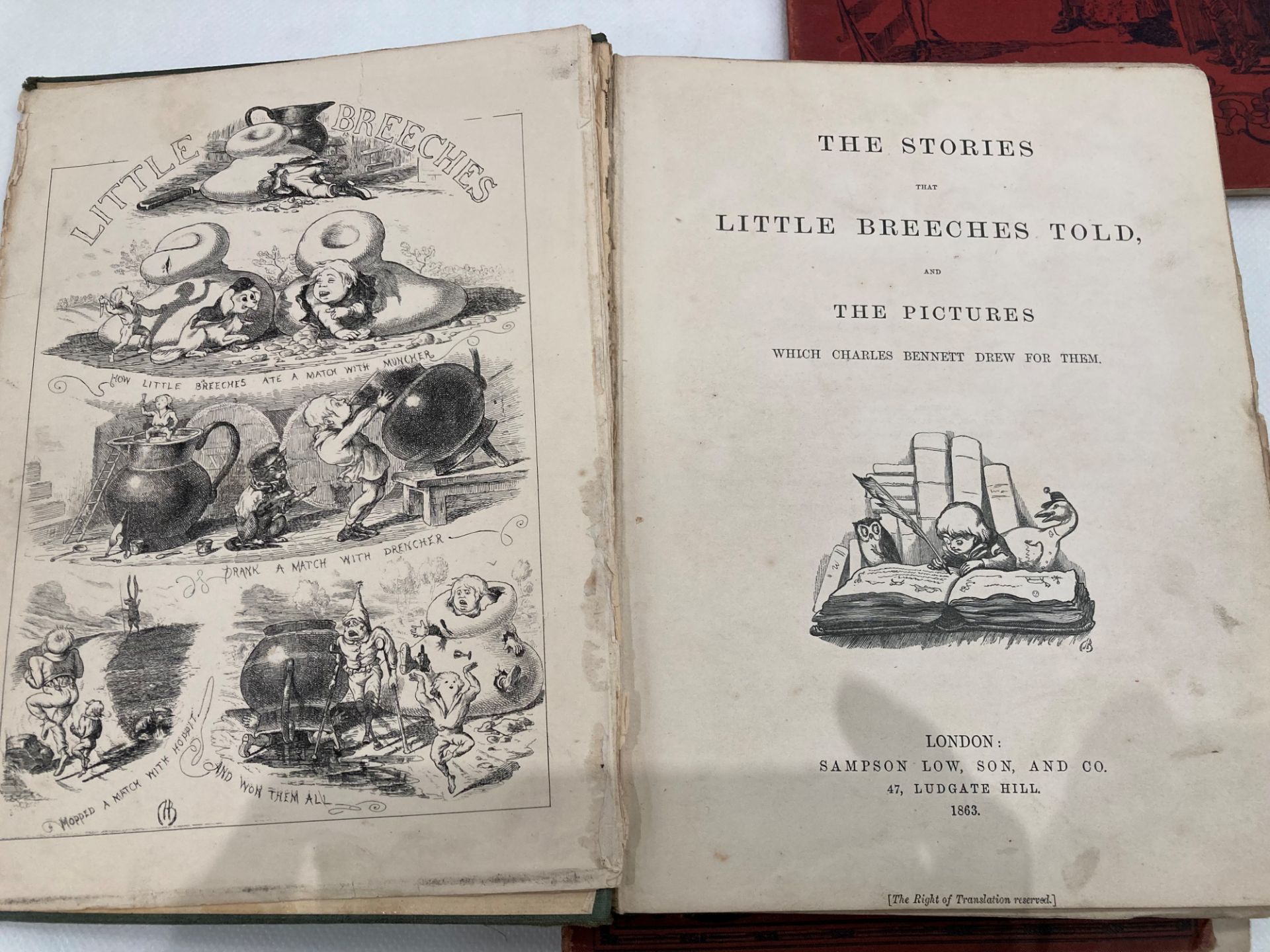 Charles Bennett 'The Stories that little Breeches told and the Pictures' published Sampson Low, - Bild 5 aus 6