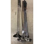 A set of Ping i3 blade irons - three iron to pitching wedge and three other clubs