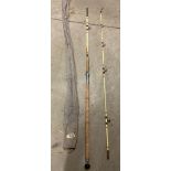 A Marco The Dover Sea Rod Elastiglas two piece fishing rod approximately length 10'2" complete with