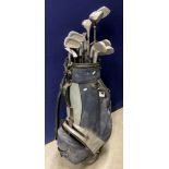 Fourteen assorted irons by Royal Club, Regal, Slazenger etc.