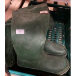 A pair of Gates Keenfisher green waders size 12-/47 - used