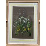 Judith Bromley framed watercolour 'March' 44cm x 30cm,