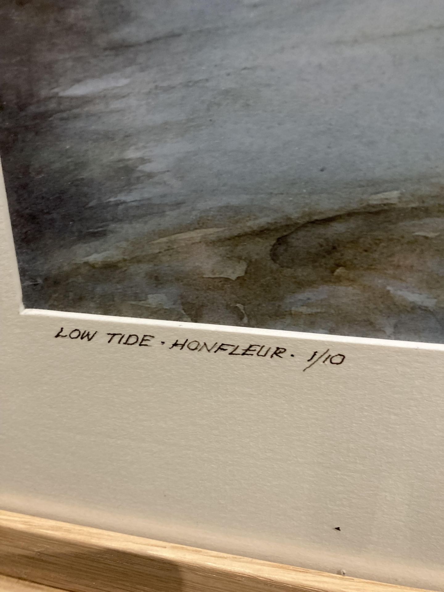 M Richardson framed print 'Low Tide, - Image 3 of 3