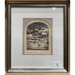 Graham Clarke framed Limited Edition print 'Pondering' 103/400 18cm x 13cm,