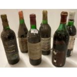 6 x assorted bottles of wine - Rendezvue rosé, Chateau D'Artigues, Van Rouge Superior,