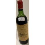 A 57cl bottle of Chateau Prieure Blaignan Medoc 1981