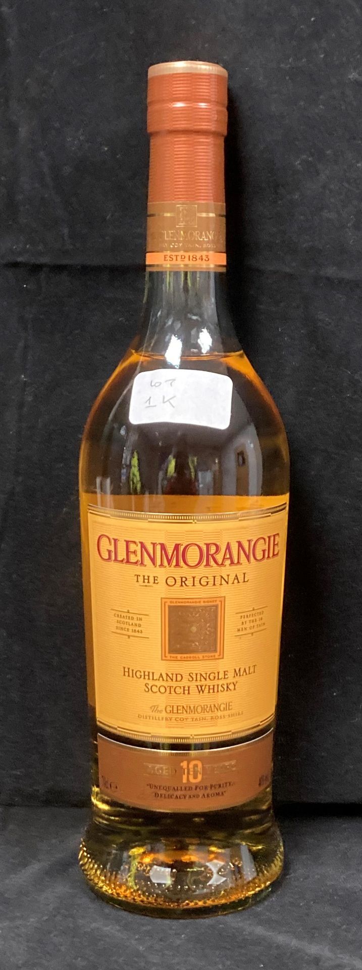 A 70cl bottle of Glenmorangie The Original Aged ten years Highland Single Malt Scotch Whisky 40%