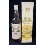A 75cl bottle of Glen Carren 10 years old malt pure Highland Scotch Whisky - 40% volume in
