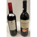 1 x 75cl bottle of Puglia Rosso and 1 x bottle of 75cl Castillo De Calatrava 2001 Resvera