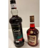 2 x 700ml bottles of cherry liqueur by Ginja,