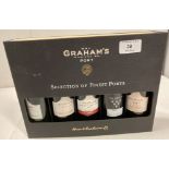 Boxed selection of Graham's Port (5 x 20cl bottles) (AA06)