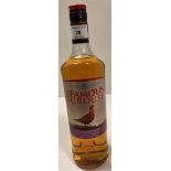 A one litre bottle of The Famous Grouse blended Scotch Whisky (AA06)