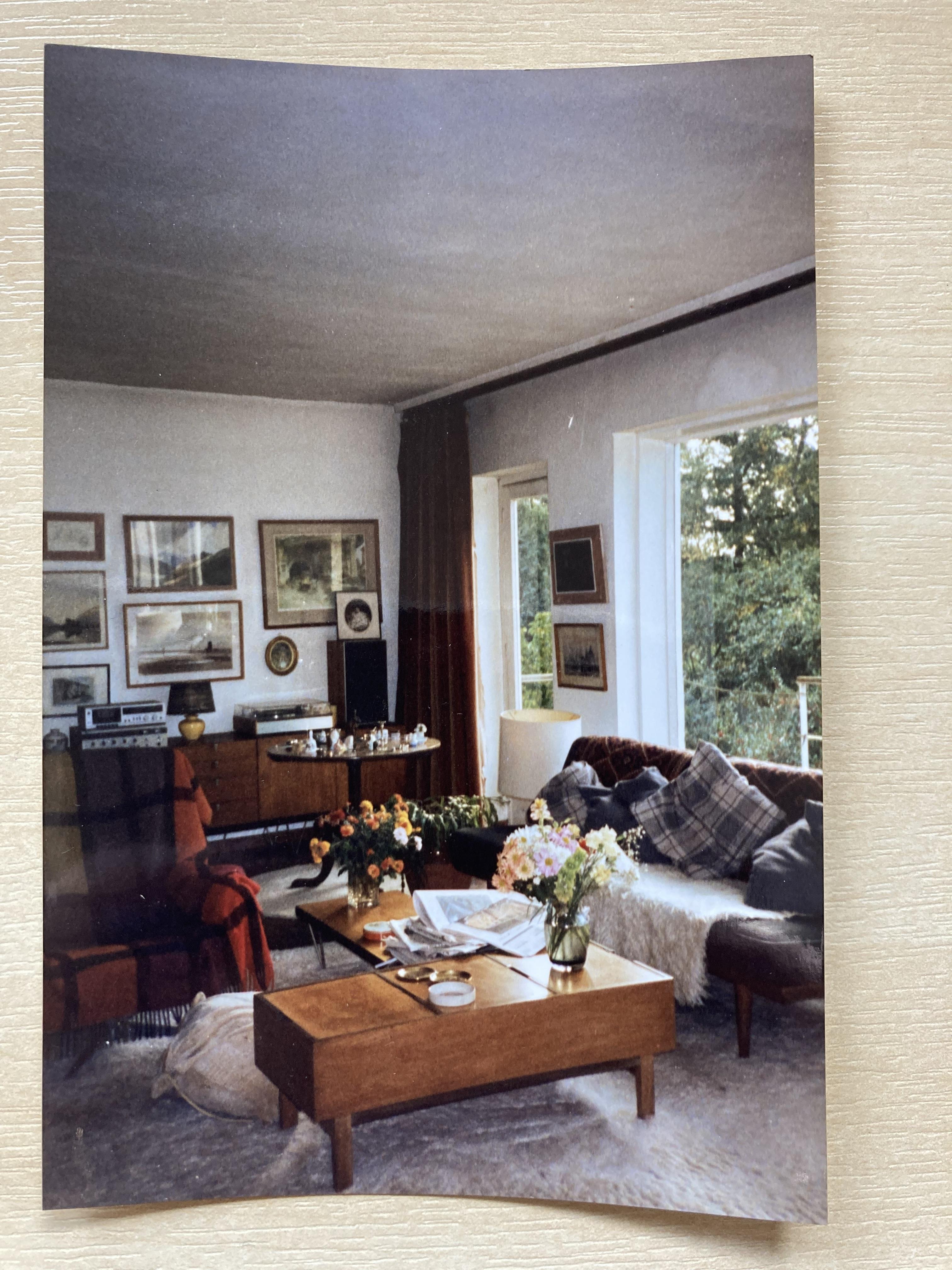 1950s teak framed daybed, no maker's mark or label, - Image 10 of 14