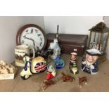 Fifteen items including Leonardo Collection Town Cryer toby jug 12cm high,