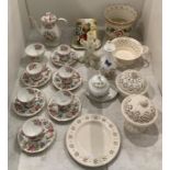 Twenty-four pieces of assorted ceramics including fourteen pieces of Royal Stafford 'Rochester' tea