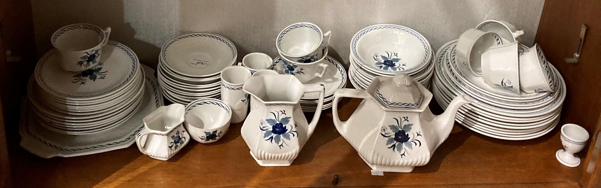 Seventy pieces of "Baltic" part dinner set by Adams
