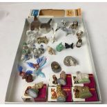 Twenty nine items including twenty plus Wade and other miniature animals,