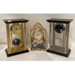 Limited edition no: A5984 Lamplight Lane heirloom porcelain clock by Thomas Kinkade by Bradford