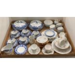 Contents to tray - two Losolware 'Ronney' tureens,