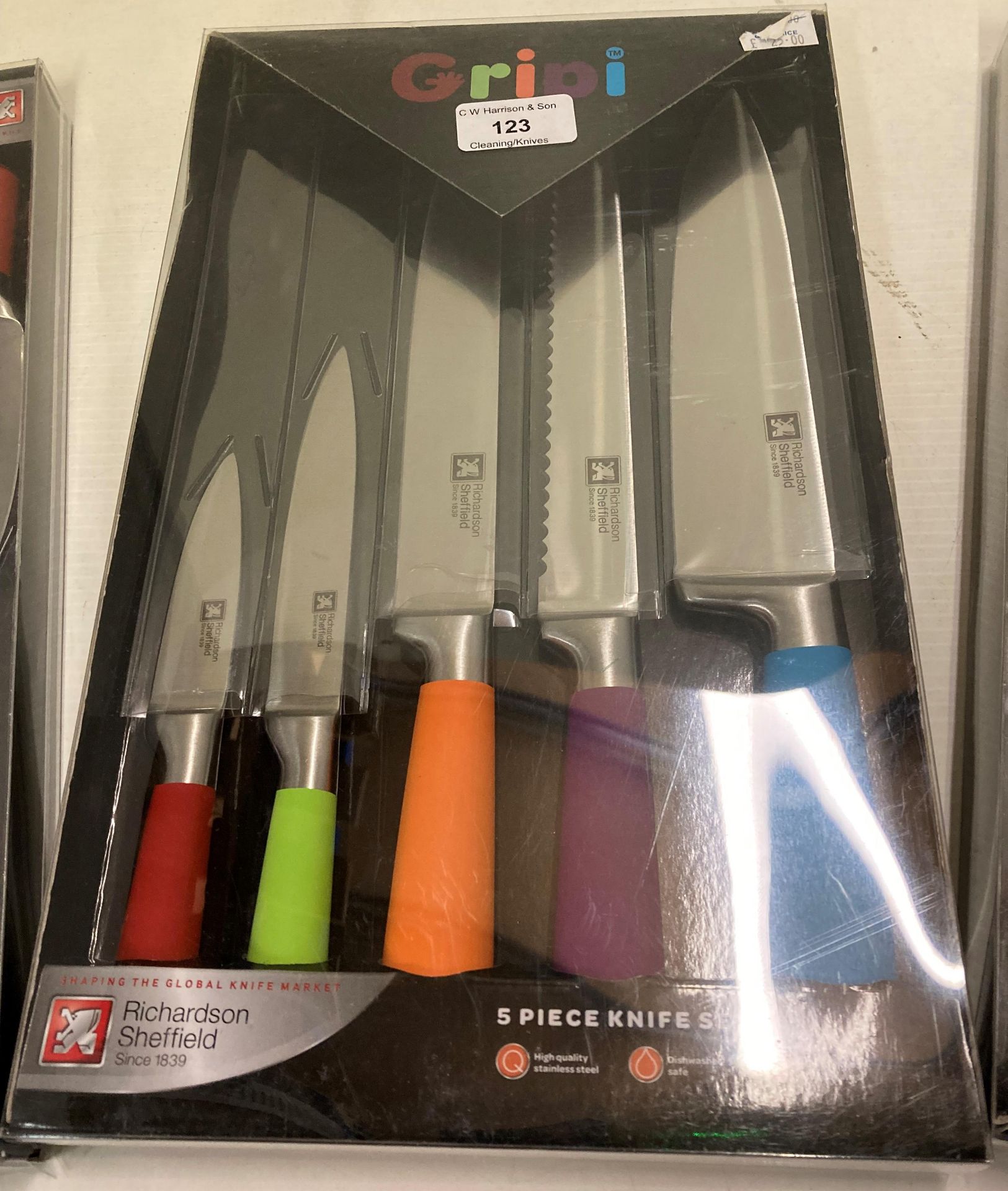 3 x Gripi 5 piece knife sets (V13) - Bild 2 aus 2