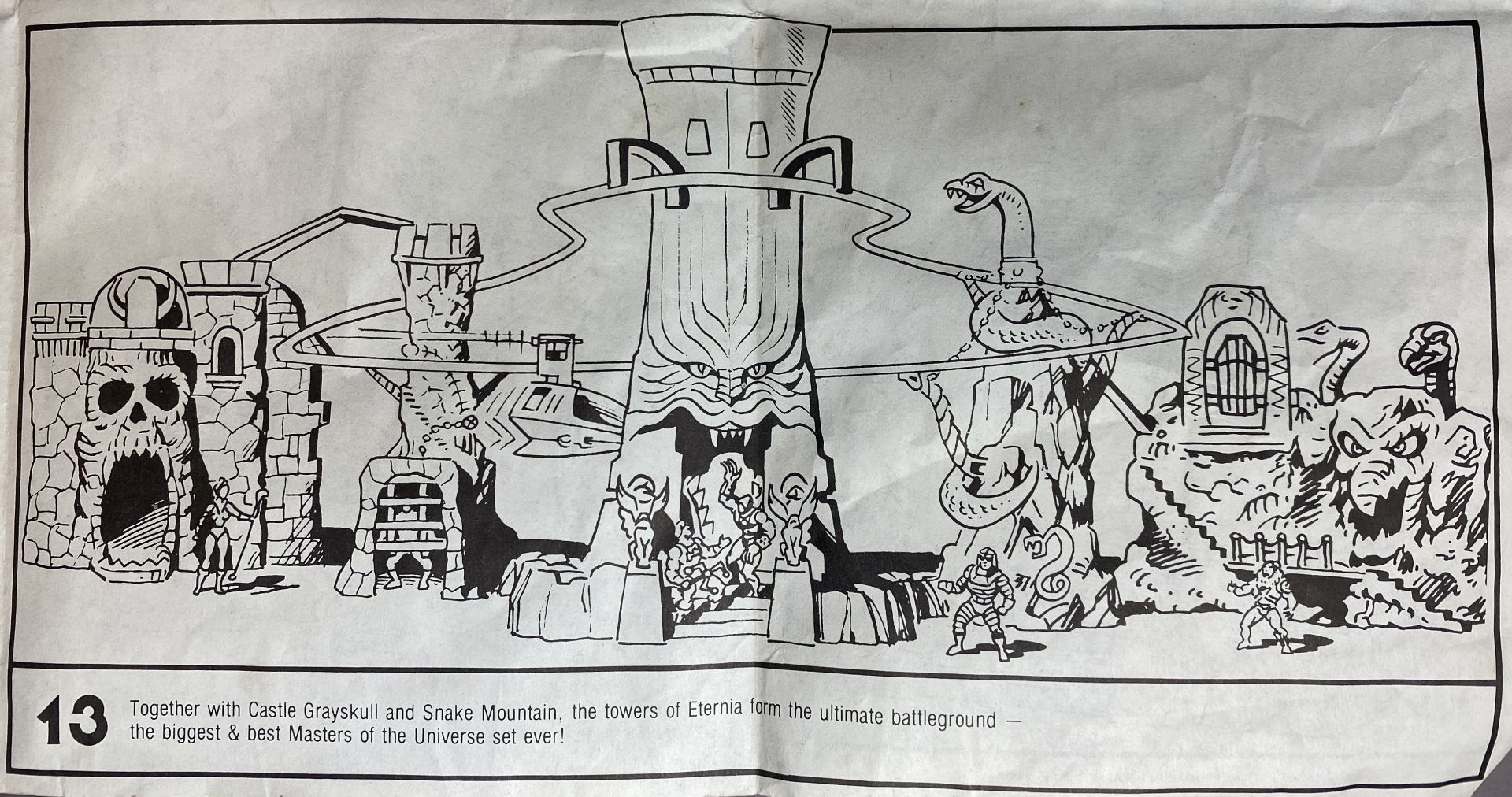 ETERNIA - Vintage Masters of the Universe Playset and Original Box (MOTU) - Appears to be complete - Image 125 of 125