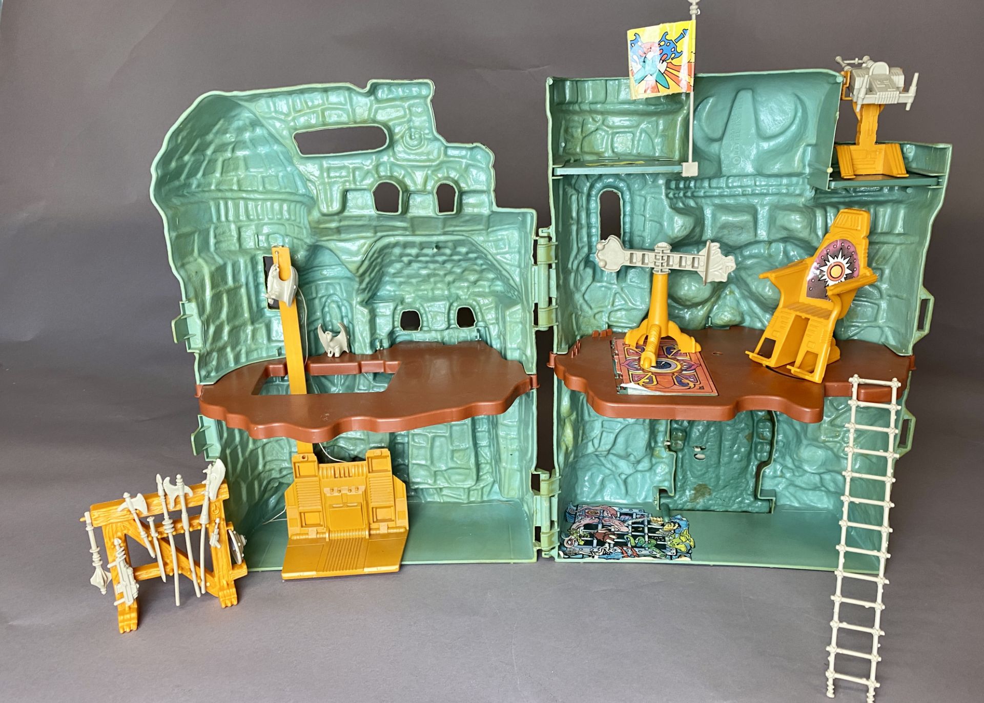 CASTLE GRAYSKULL - Vintage Masters of the Universe Playset (MOTU) - Complete with all accessories - Image 3 of 12