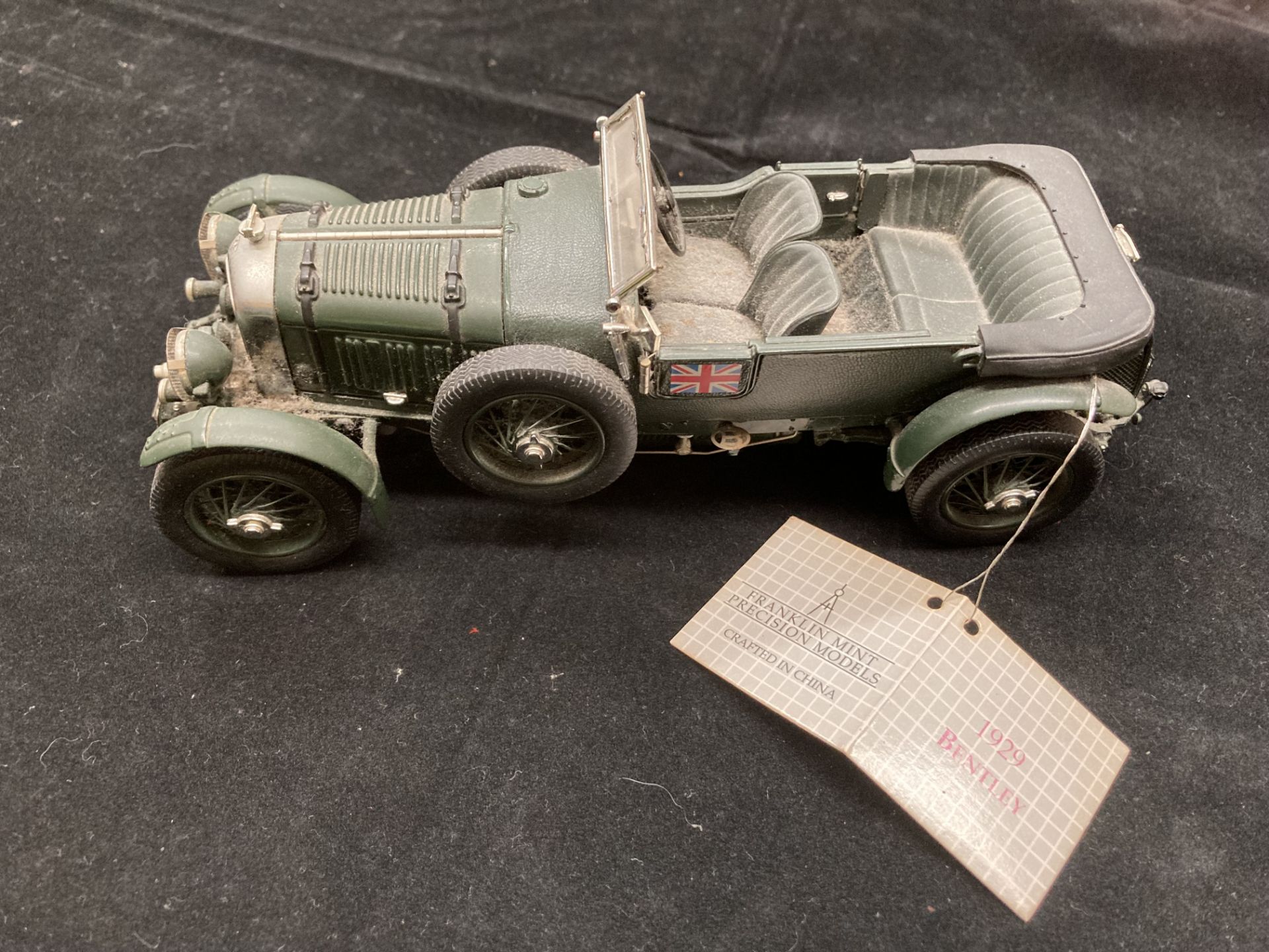 Five assorted Franklin Mint Precision models - 1929 Bentley, 1938 Jag SS-100, 1948 MG TC, - Image 3 of 23