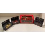 Burago Ferrari Testarossa (1984) 1/24 scale - boxed and three Collezione boxed Ferraris - Dino, F40,