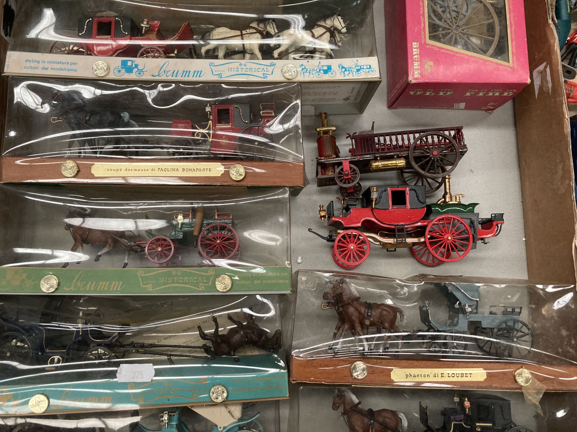 A collection of eighteen - mainly boxed model horse drawn carriages, - Image 3 of 4