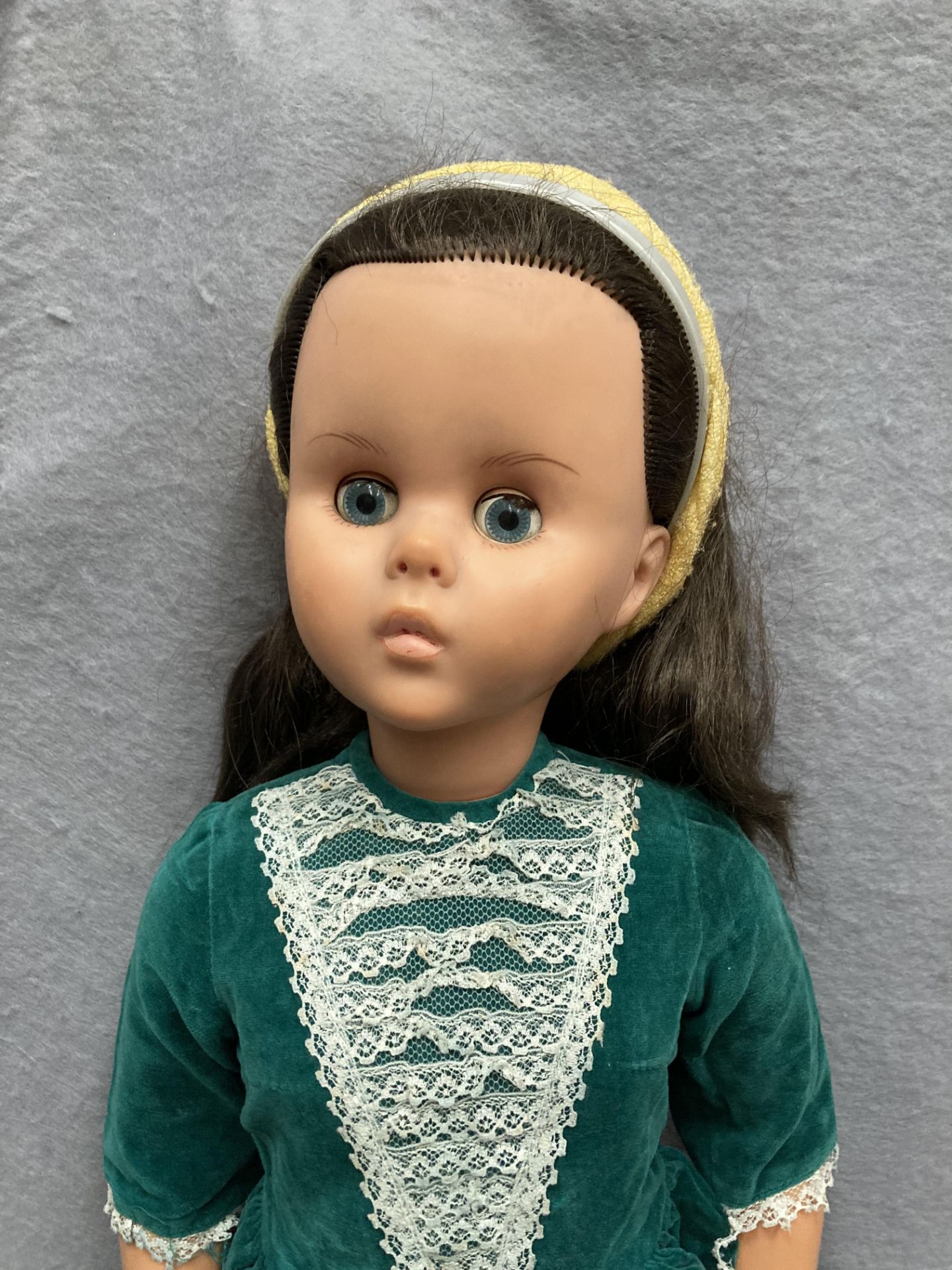 A 1960s walking talking doll 'Wendy' made by Pedigree complete with original dress, socks, - Image 2 of 2